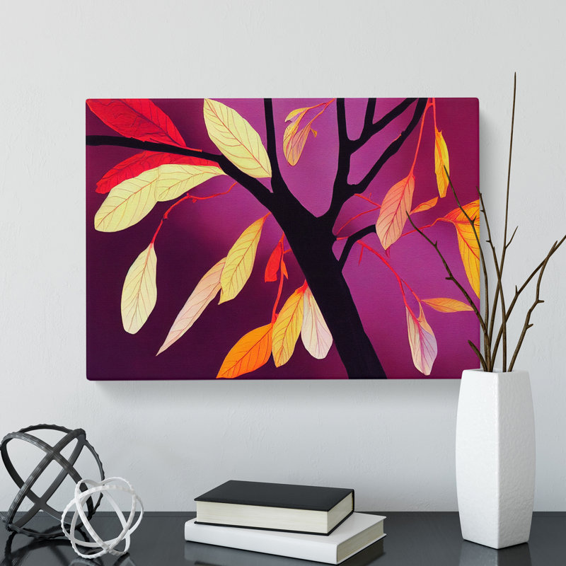 Tree Leaves - Wrapped Canvas, 50cm H x 76cm W x 3cm D
