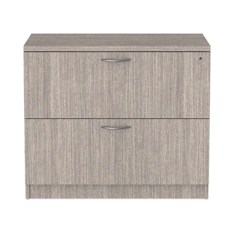 Gray 34'' Wide 2-Drawer Legal Size File Cabinet