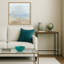 Reproduction d'art sur toile encadrée «Beachside Grasses in Tranquil Light» par PI Studio