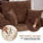 Upholstered Corduroy Swivel Chair With Ottoman-1590413655-1588859163