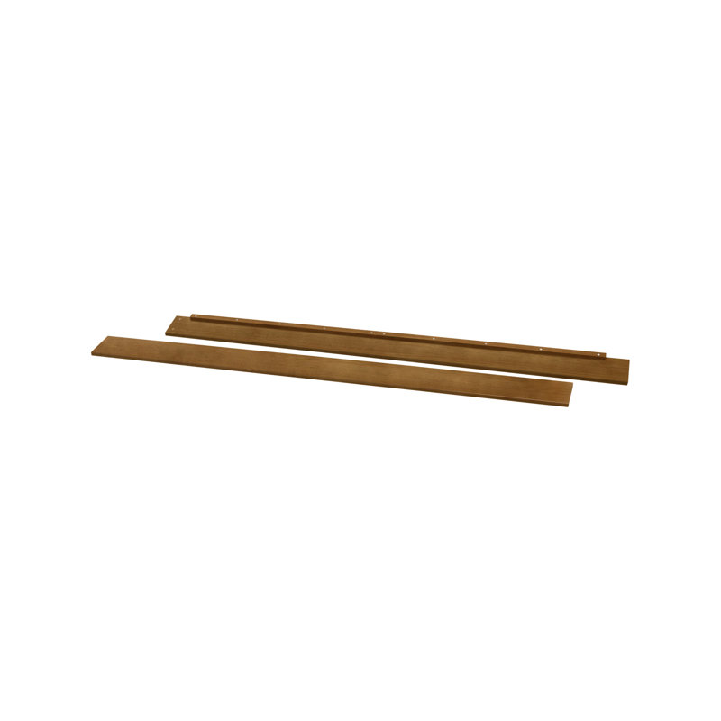 Rails pour lit double, Noyer