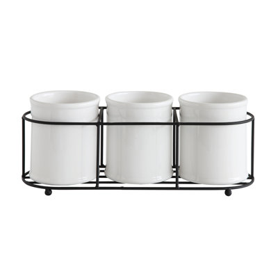 Danard Metal Rectangle Flatware Caddy