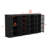 Amaziah 94.4" Elegant 8-Door Glass Display Sideboard with Fixed Shelves, Anti-Tip Kit-988147884