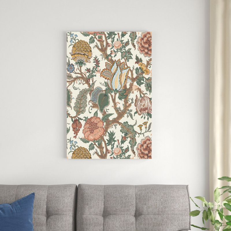 Pastel jacobin floral I, H 36 po x l 24 po
