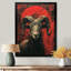 «Grey Red Astrology Rams Rebellion Aries», art mural astronomie-106112816-106112806