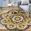 Tapis festonné en laine touffeté à la main Dazzle-24827977