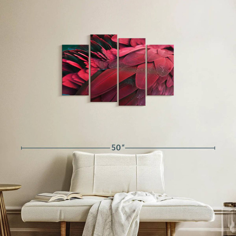 Brampt Feather, 22" H x 36" W