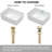 Bathroom Sink Pop-Up Drain With Overflow Vessel Sink,Stainless Steel(set Of 2)-106371732