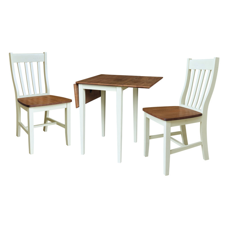 Domie 3 Piece Drop Leaf Dining Set