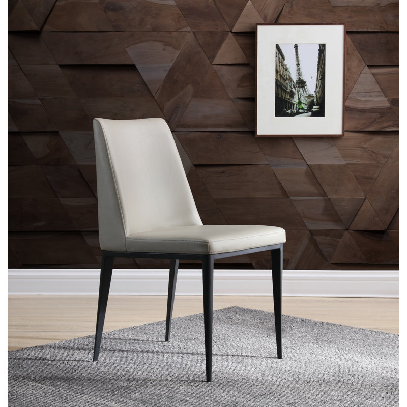 Chaise d'appoint rembourrée Hillsboro, Gris clair