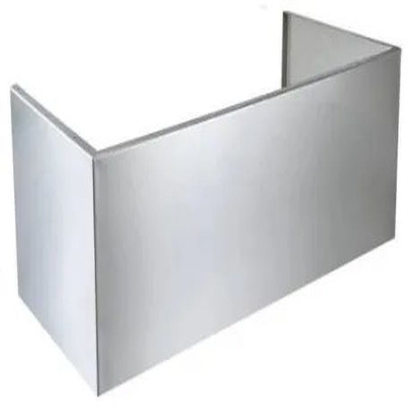 Duct Cover, 12" High, 990C Series Hood, 30", Silver Stainless