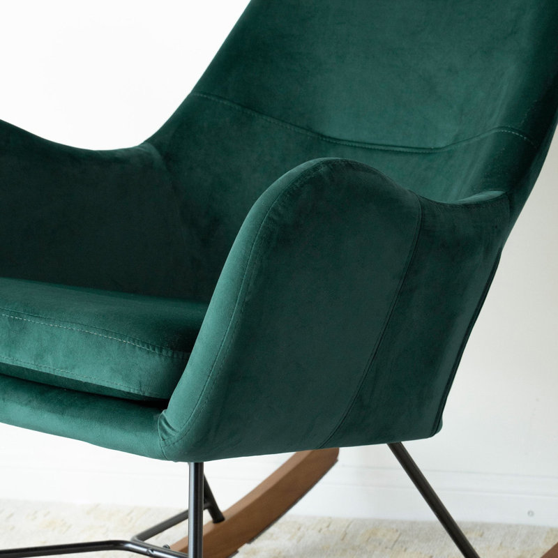 Chaise berçante Chelsea, Vert