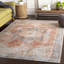 Machine Washable Traditionnal Boho Brown Tan Ivory Area Rug-1395685671
