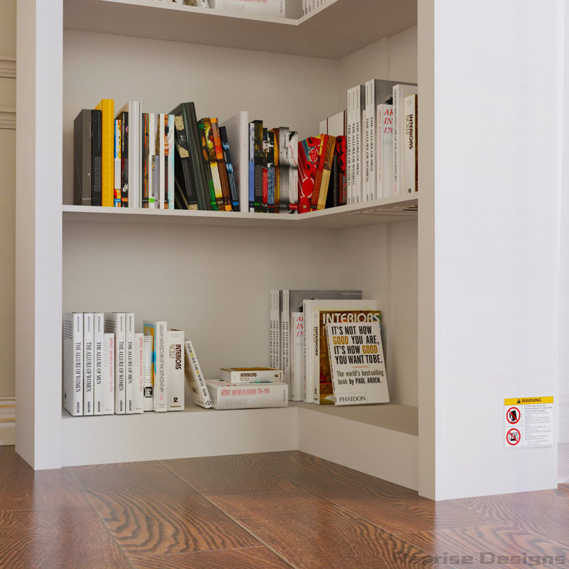 Bibliothèque d'angle à 5 niveaux