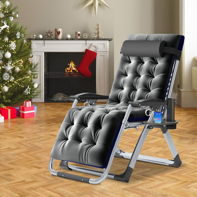 Zero Gravity Chair, Lawn Recliner, Reclining Patio Lounger Chair, Folding Portable Chaise