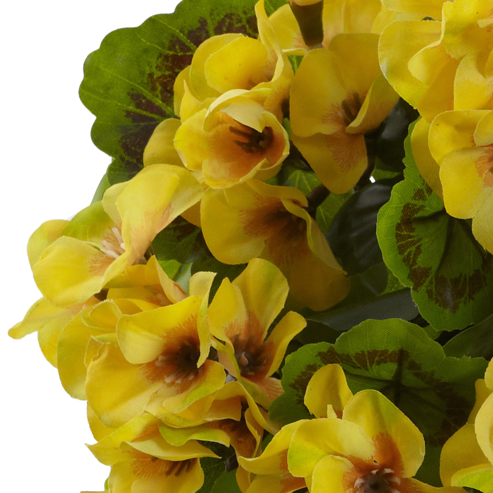 UV Resistant Geranium Floral Arrangement, Yellow