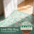 9x12 Floral Area Rug, Washable Non Slip Foldable Rug for Dining Room Office, Green-1369980623-1369980620
