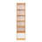 6-Tier Freestanding Storage Cabinet Narrow Corner Bookcase Storage Shelf With Door-1897239599-1897239598