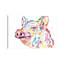 Pig - Free To Be 1 Piece Painting on Canvas-63930025-63930029