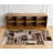 4' X 6' Brown Geometric Area Rug