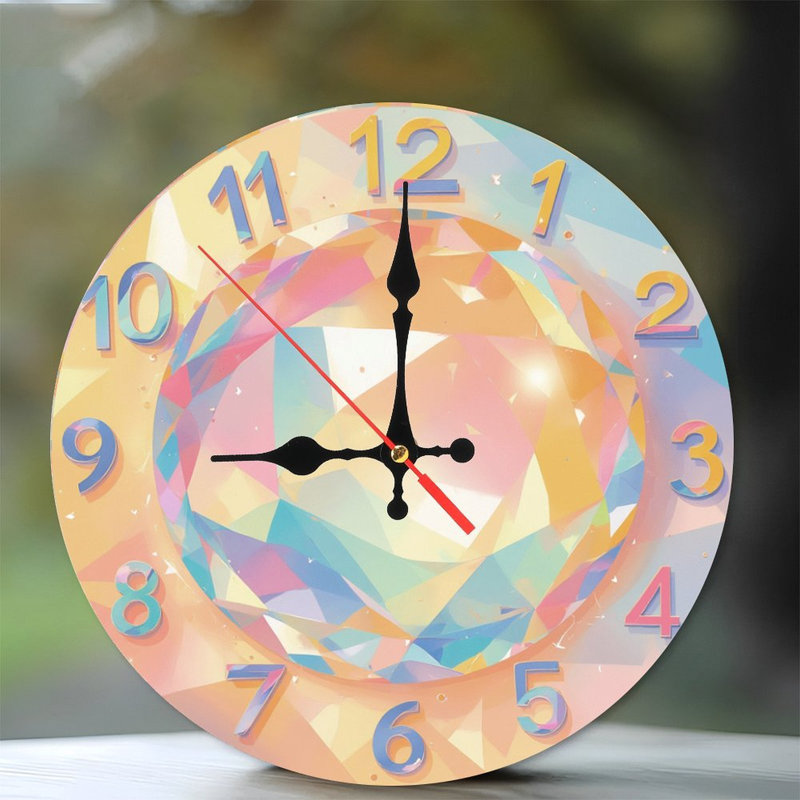 Chiffres sur horloge