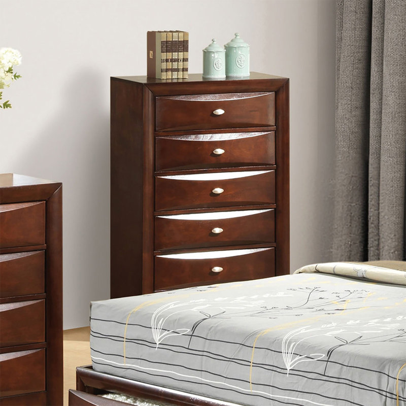 Houchins 5-Drawer Chest, Espresso