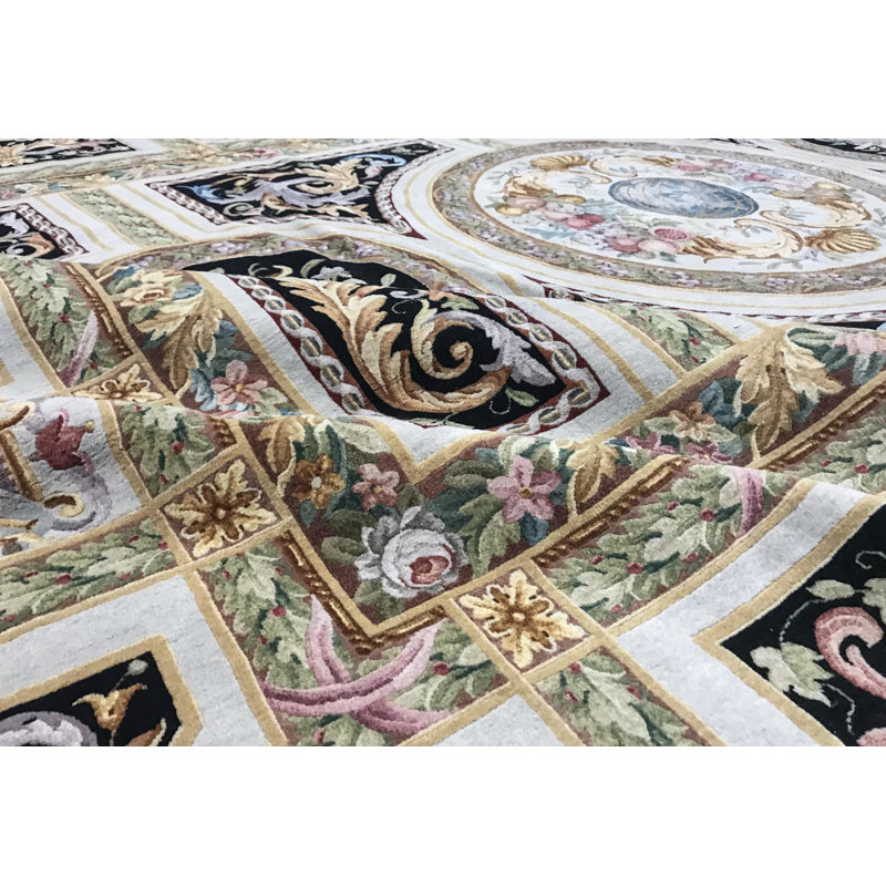 Savonnerie One-of-a-Kind 11'8" X 18'5" Wool Area Rug in