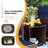5-Piece  PE Wicker Rattan Rattan Seating Patio Conversation Sets With Ottoman-66405972