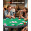 Table de poker pliable 48 po octogonale 48 joueurs Texas Holdem