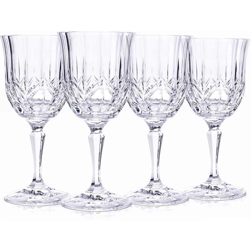 Ensemble de verres à vin à verres à whisky 10 en 1 10 oz.