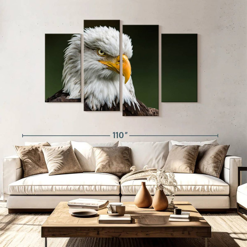 Brampt Bald Eagle Stare, 54"H x 84"W
