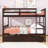 2 Drawers Wooden Bunk Bed with Ladder-1533013103-1533013098