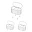 Ensemble de rangement pour maquillage (4 pièces)-140600934