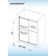 56" - 60" W x 76" H Double Sliding Frameless Shower Door with 5/16"(8mm) Clear Tempered Glass