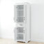 Freestanding Bathroom Storage Linen Cabinet-1905603245