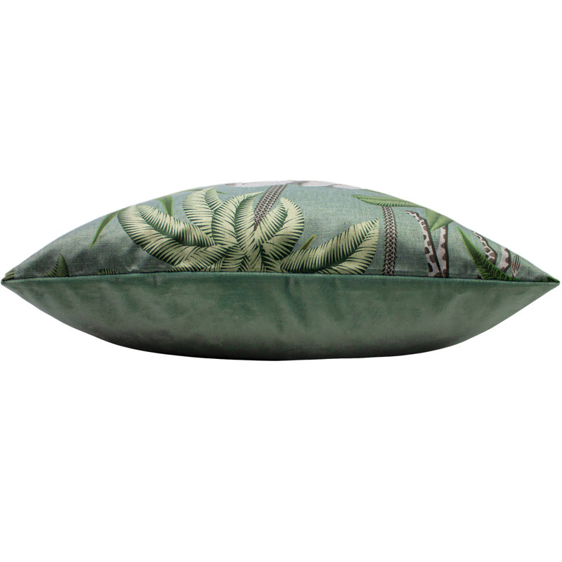 Floral Square Throw Cushion, Polyester