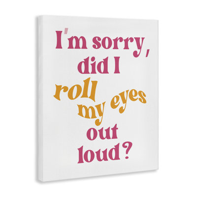 «Roll My Eyes Out Loud» par Elizabeth Medley