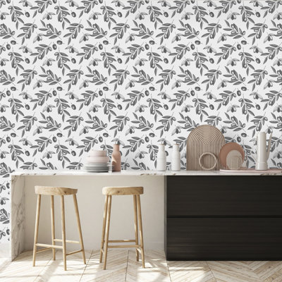 Black And White Olives Wallpaper B1027