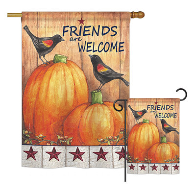 Garrison Double Sided Polyester Thanksgiving Flag Set