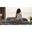 Bed-in-a-bag grand bourgogne - ensemble d'édredon à plis pincés bleu clair avec draps, taies d'oreiller et taies décoratives (ensemble de 7)-105523204-105523227