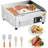 14-Inch Commercial Electric Grill 1500W – Non-Stick Stainless Steel Flat Top Griddle with Adjustable Temp 122°F-572°F, Countertop Grill for Home Restaurant, Food Truck & Outdoor Cooking