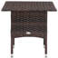 Square Metal Outdoor Side Table , 50cm cm W 50cm cm D