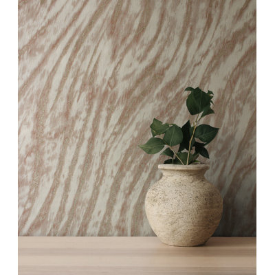 Arran Neutral Swirling Stripe Wallpaper