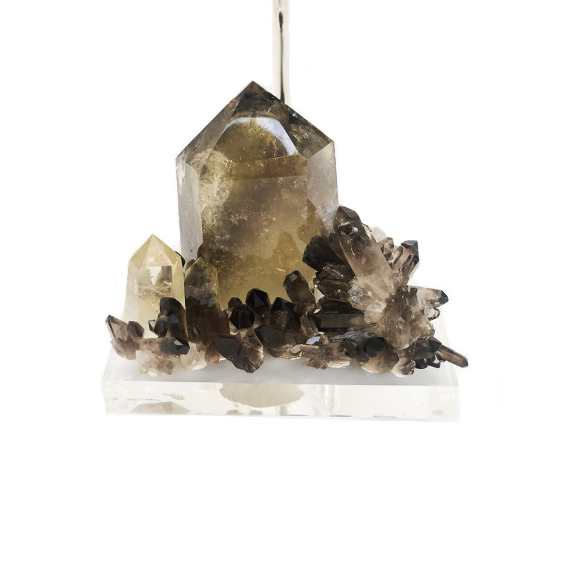 Lampe de table Luminessence Smokey Citrine