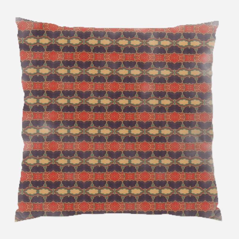 Coussin décoratif de papier peint, Intérieur