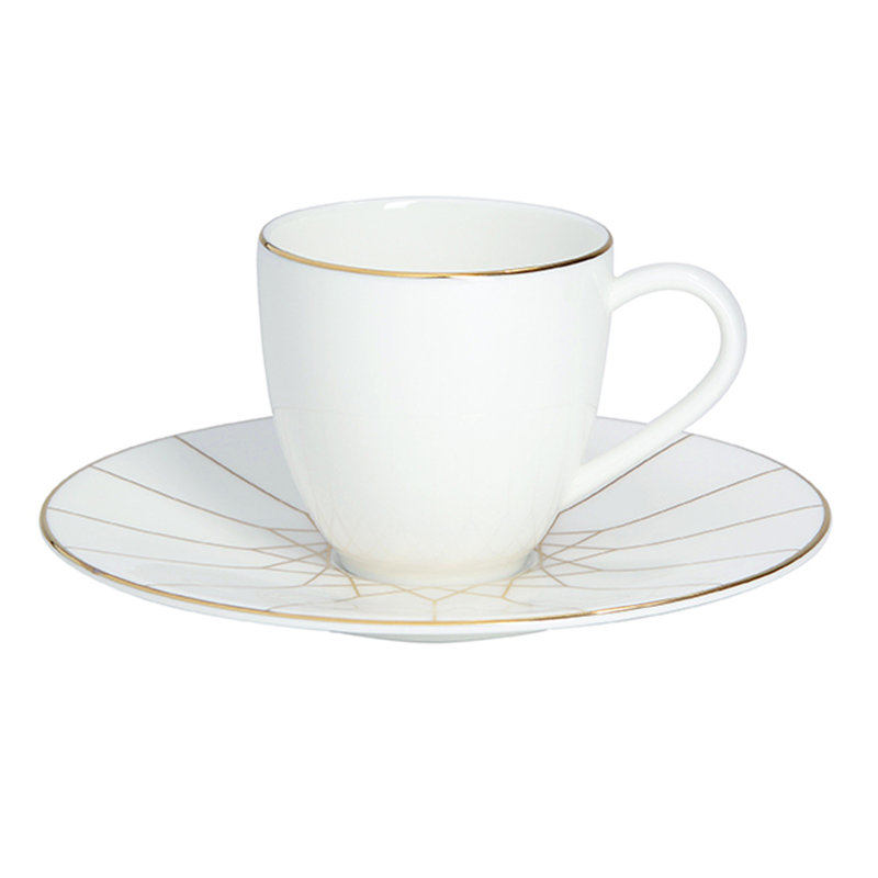 Tasse à espresso et soucoupe