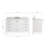 Flynt 55'' Single Bathroom Vanity with Carrara Marble Top-64627197