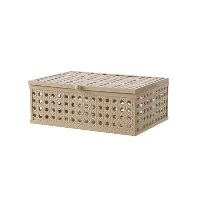 metal rattan weaving effect box M