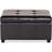35" Large Square Storage Ottoman, Tufted