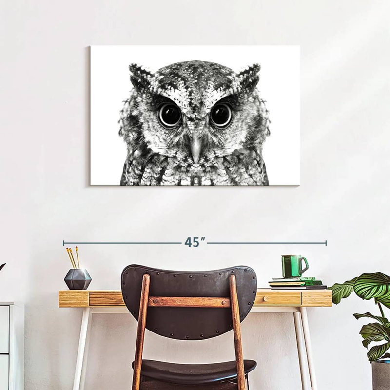 Bewitching Owl, 24" H x 36" W